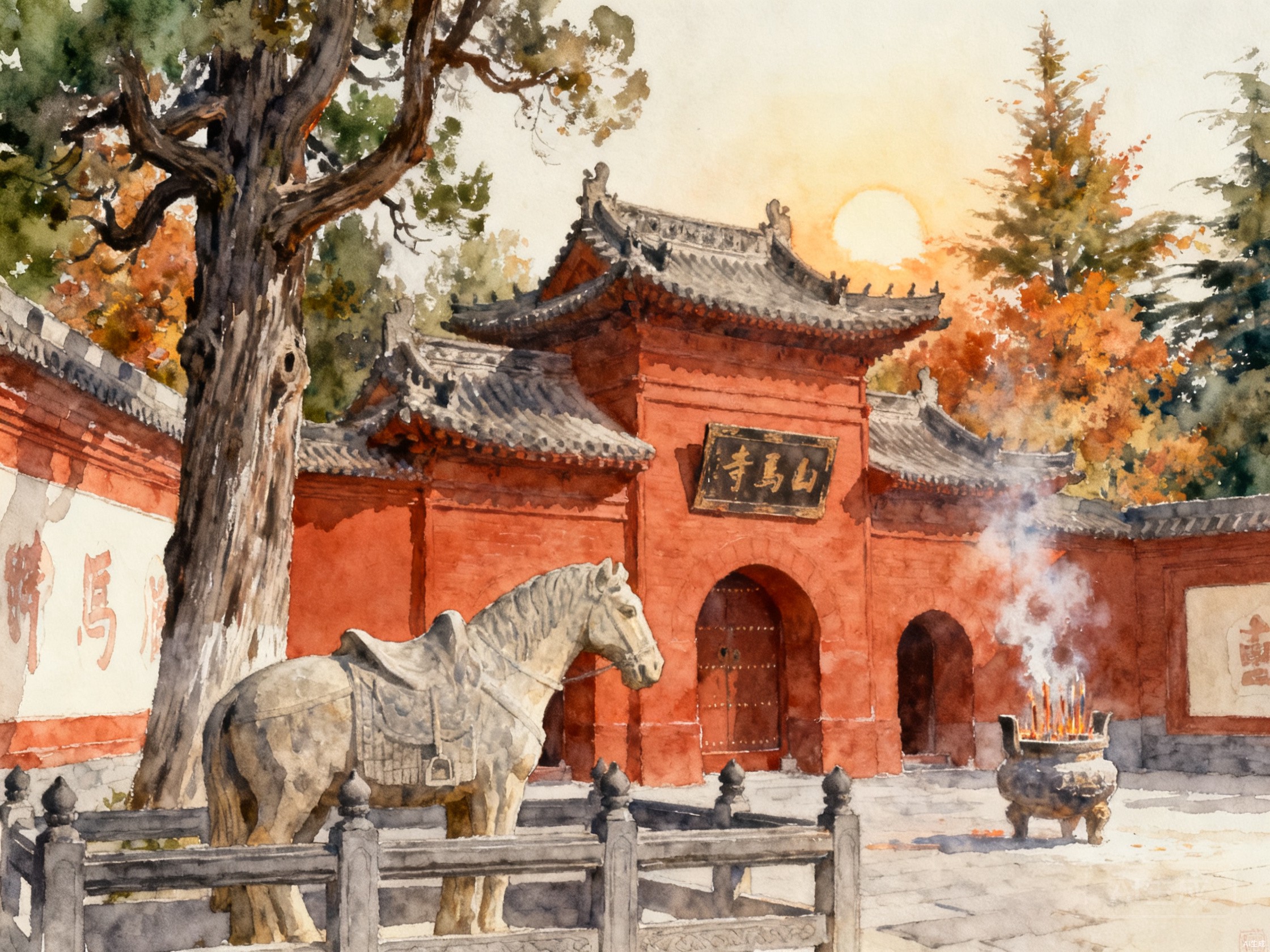白马寺山门